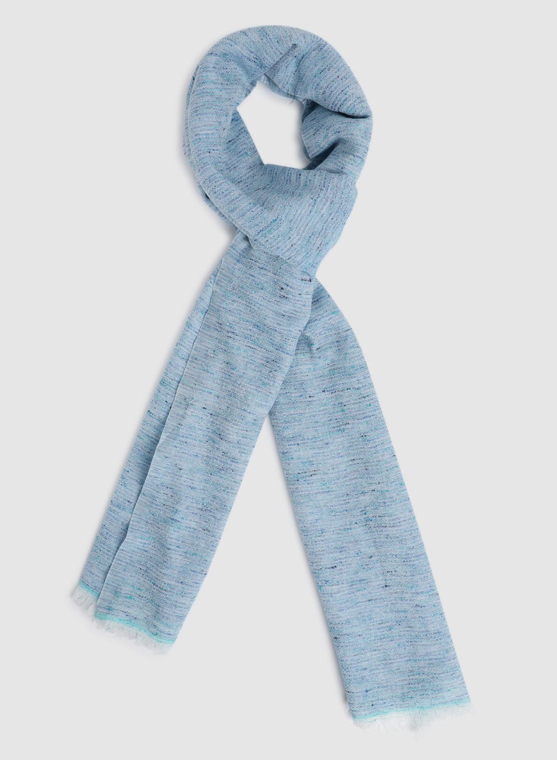 Aila Casual Regular Scarf Blue  - Image 1
