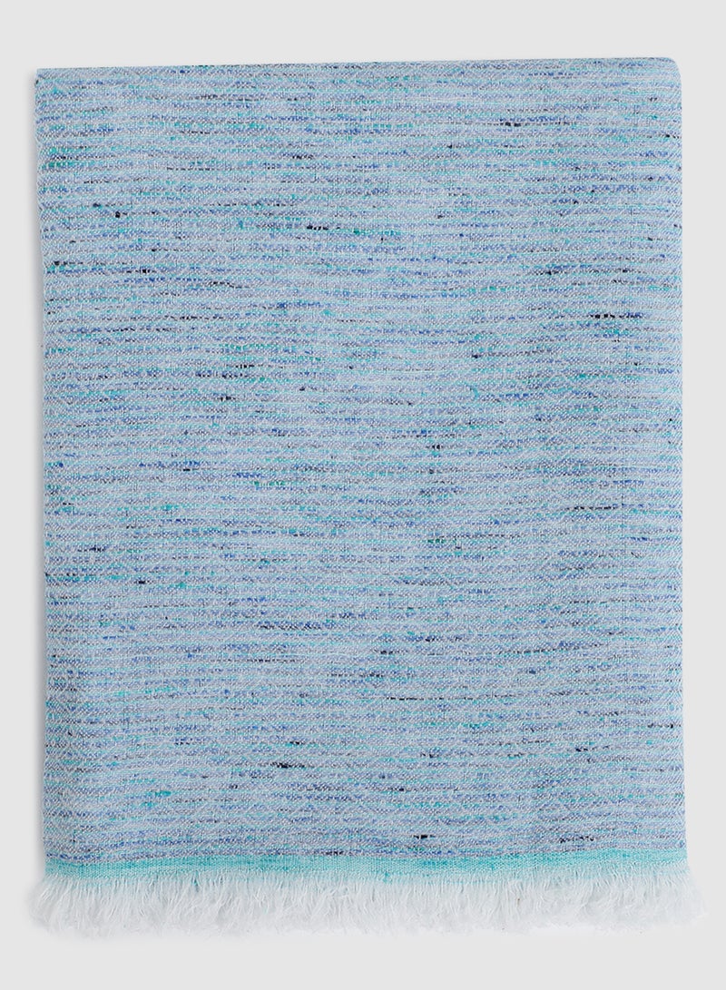 Aila Casual Regular Scarf Blue  - Image 3