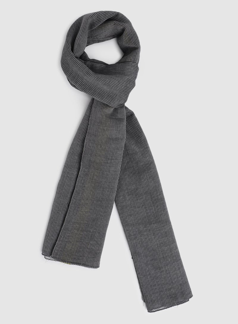 Aila Casual Regular Scarf Grey  - Image 1