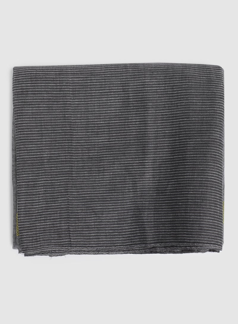 Aila Casual Regular Scarf Grey  - Image 3