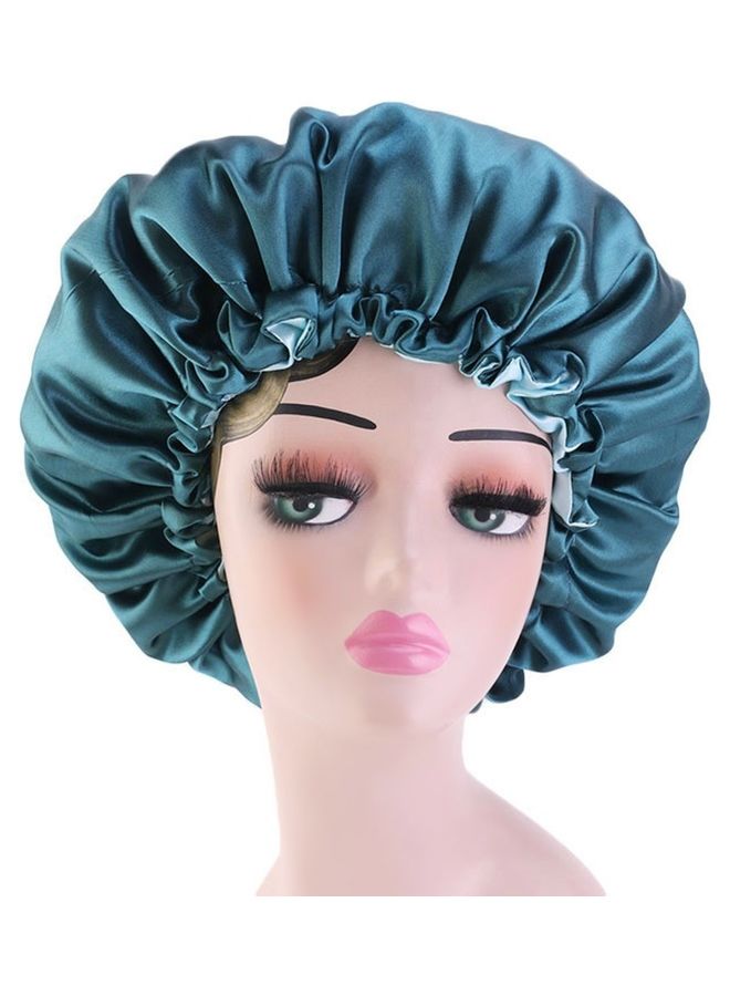 FED Cotton Hair Cover Bonnet Sleep Cap Blue - Image 1