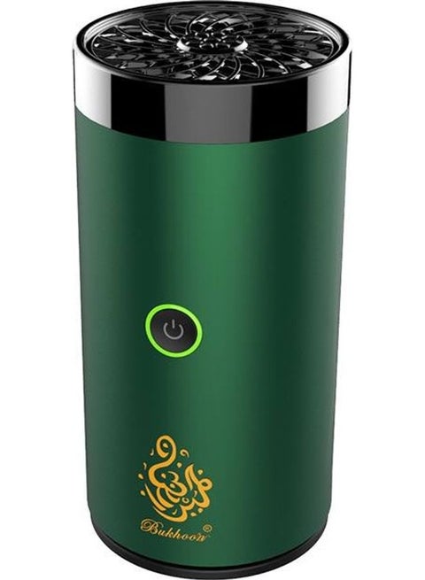Electric USB Bakhoor Evaporator Incense Burner Green/Black