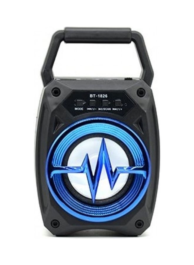 Generic - BT-1826A Bluetooth Speaker Black/Blue - Image 1