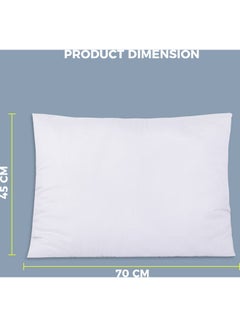 Soft Siliconized Sleeping Bed Pillow polyester White 50 x 70cm - v1628503286/N49936585A_4