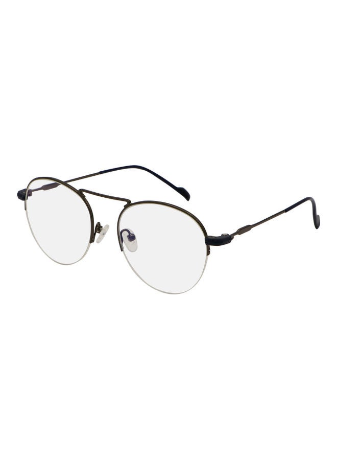 Aviator Anti-Blue Light Eyeglasses With Clip On Sunglasses