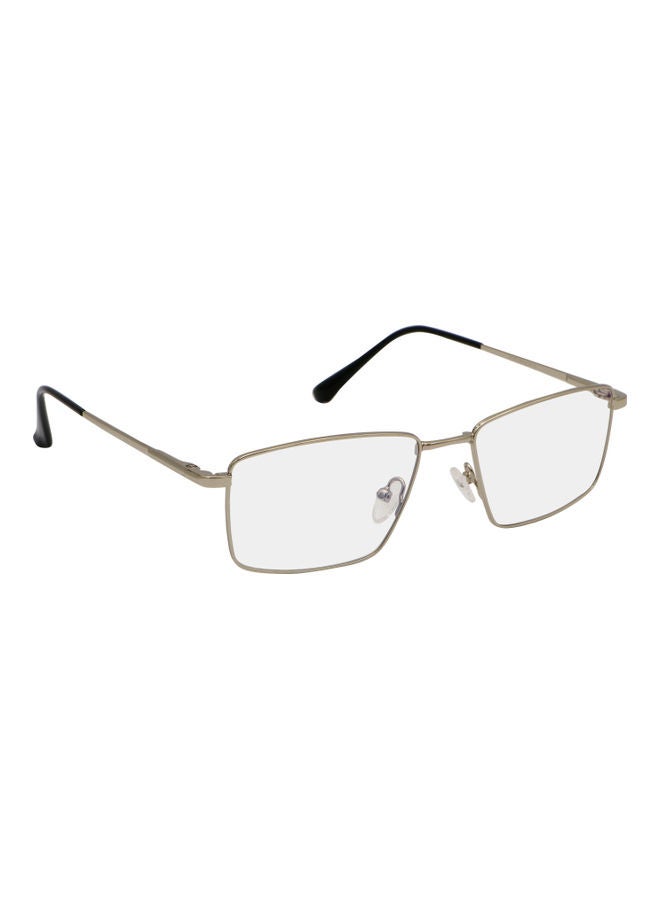 TFL - Men's Rectangular Anti-Blue Light Eyeglasses With Clip On Sunglasses - Image 1