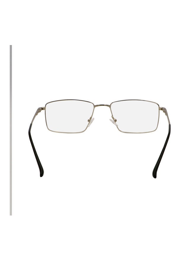 TFL - Men's Rectangular Anti-Blue Light Eyeglasses With Clip On Sunglasses - Image 1