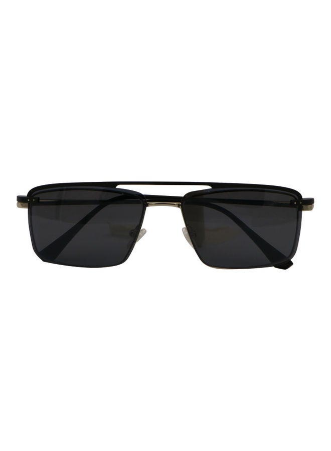 TFL - Men's Rectangular Anti-Blue Light Eyeglasses With Clip On Sunglasses - Image 1