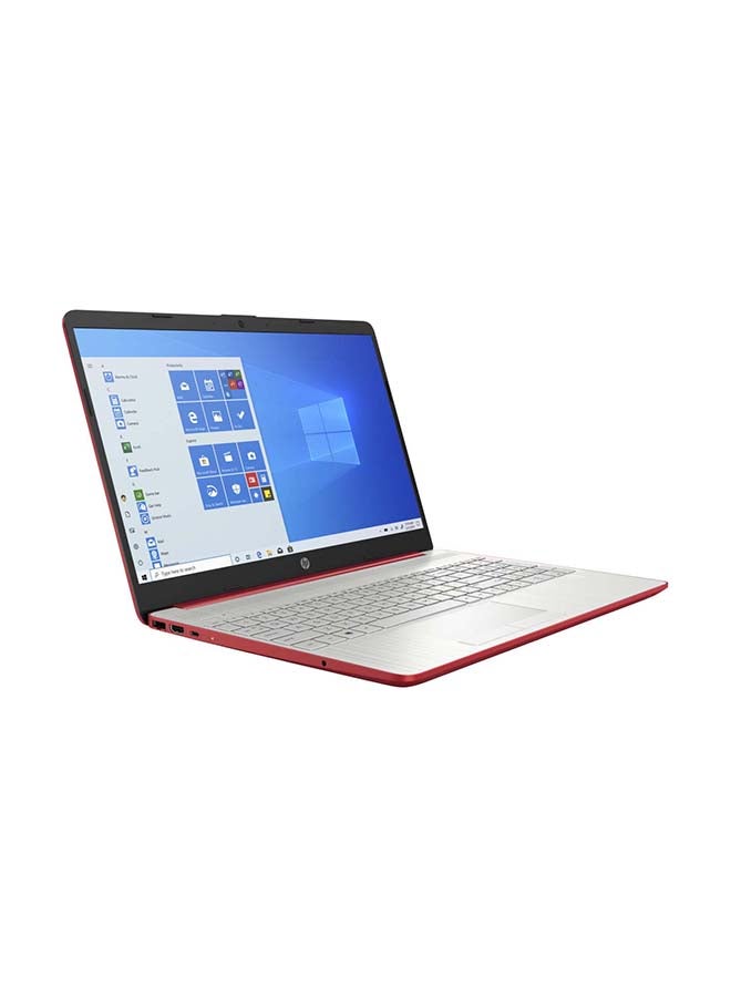 HP - 15-DW0083 Laptop With 15.6 Inches (1366x768) HD Display, Intel N5000 1.1GHz/ 4GB RAM/ 128GB SSD/ WIN10/ Webcam /International Version English Scarlett Red - Image 1