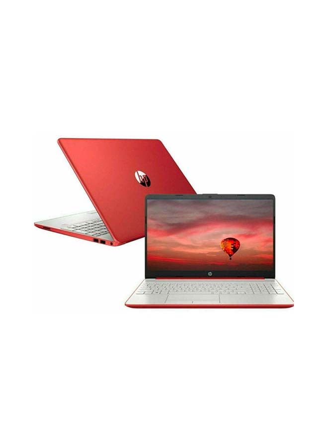 HP - 15-DW0083 Laptop With 15.6 Inches (1366x768) HD Display, Intel N5000 1.1GHz/ 4GB RAM/ 128GB SSD/ WIN10/ Webcam /International Version English Scarlett Red - Image 1