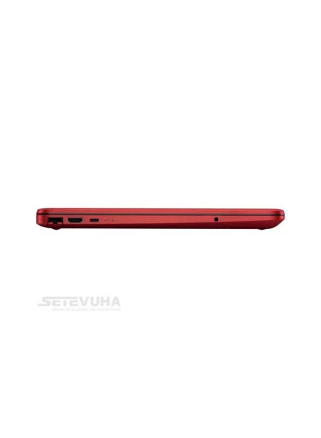 HP - 15-DW0083 Laptop With 15.6 Inches (1366x768) HD Display, Intel N5000 1.1GHz/ 4GB RAM/ 128GB SSD/ WIN10/ Webcam /International Version English Scarlett Red - Image 1