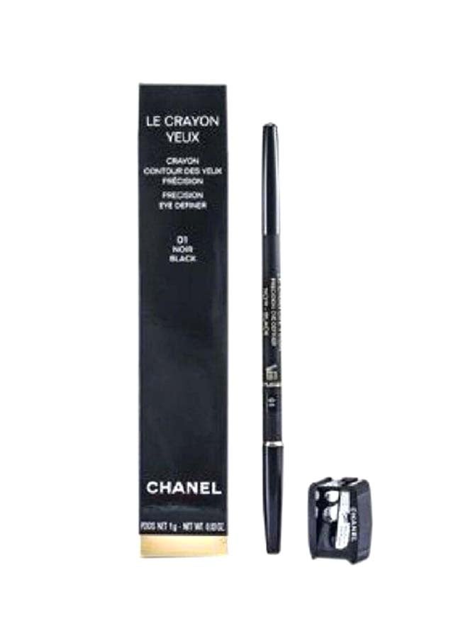 CHANEL - Le Crayon Yeux Eye Liner Kohl With Sharpener 01 Noir Black - Image 1