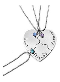 Generic Best Friends Forever And Ever Necklace With Crystal Broken ...
