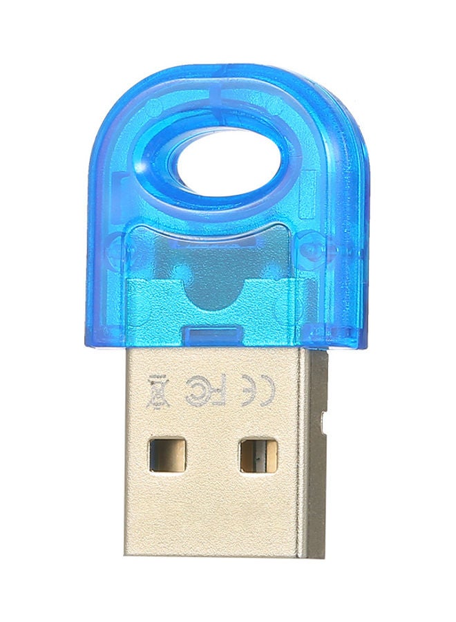 USB BT 5.0 Adapter For PC Blue - Image 1