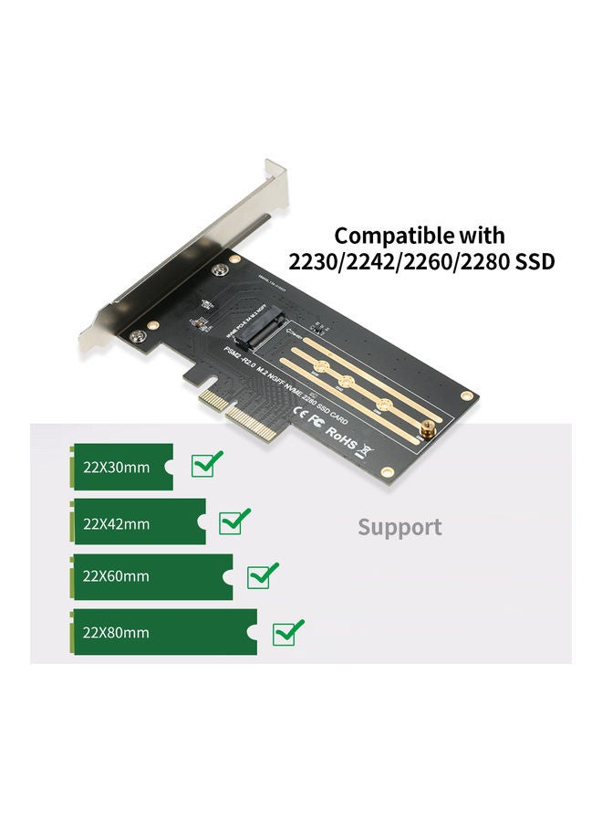 M.2 NVME Adapter Card Black - Image 4