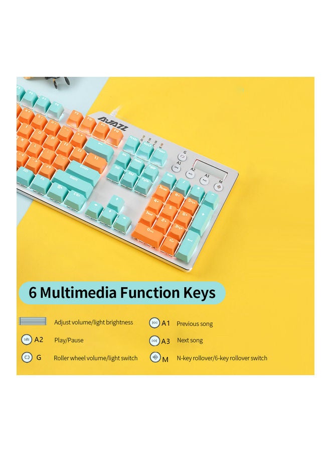 Ajazz AK35i Mechanical 104 Keys Keyboard Multicolour  - Image 4