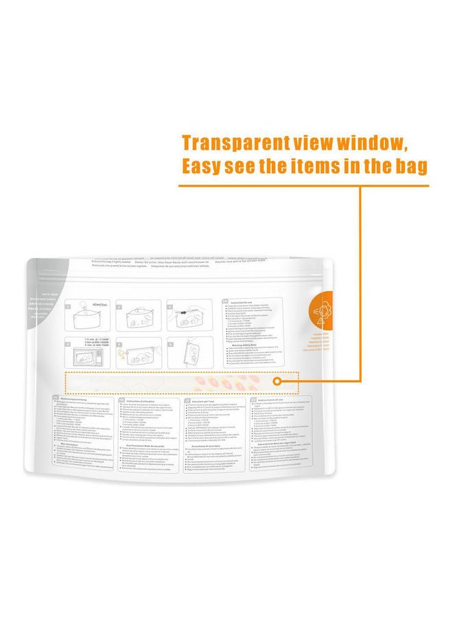 Bimirth Reusable Microwave Sterilizer Storage Bag White  - Image 3