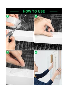 Generic Double Sided  Removable Mounting  Adhesive Tape Clear  - Image 2