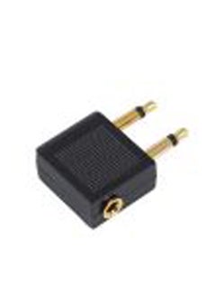 2B 2*1 Connector 2 Aux Male * 1 Female Gold  - Image 2