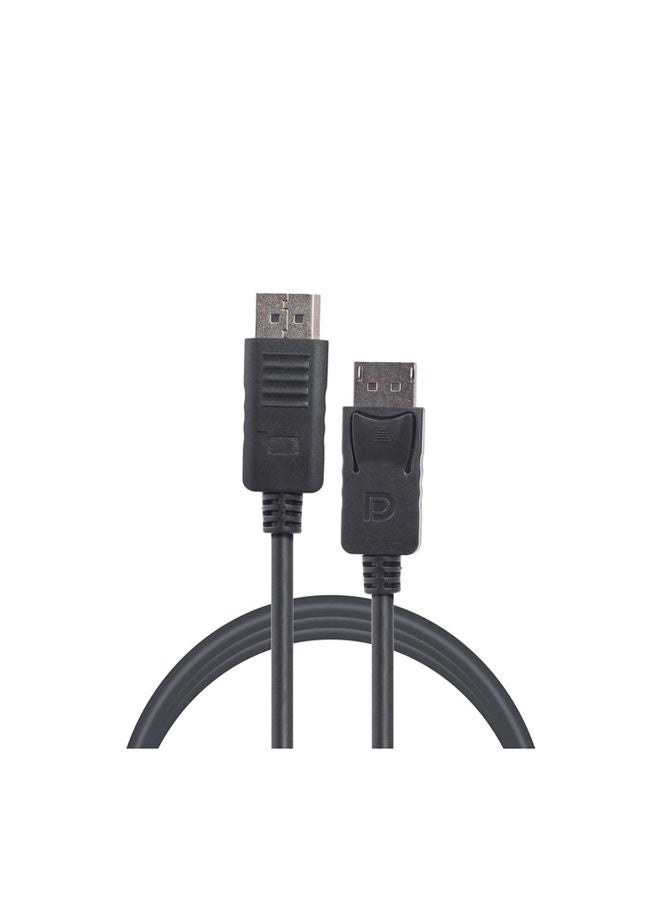 2بي كابل توصيل من منفذ عرض إلى منفذ عرض أسود - Image 1