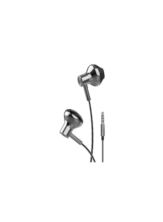2B Devia Metal In Earphone With Remote And Mic Black  - Image 1