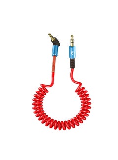 2B L'Avvento Audio Aux Coiled Cable 3.5Mm Red 