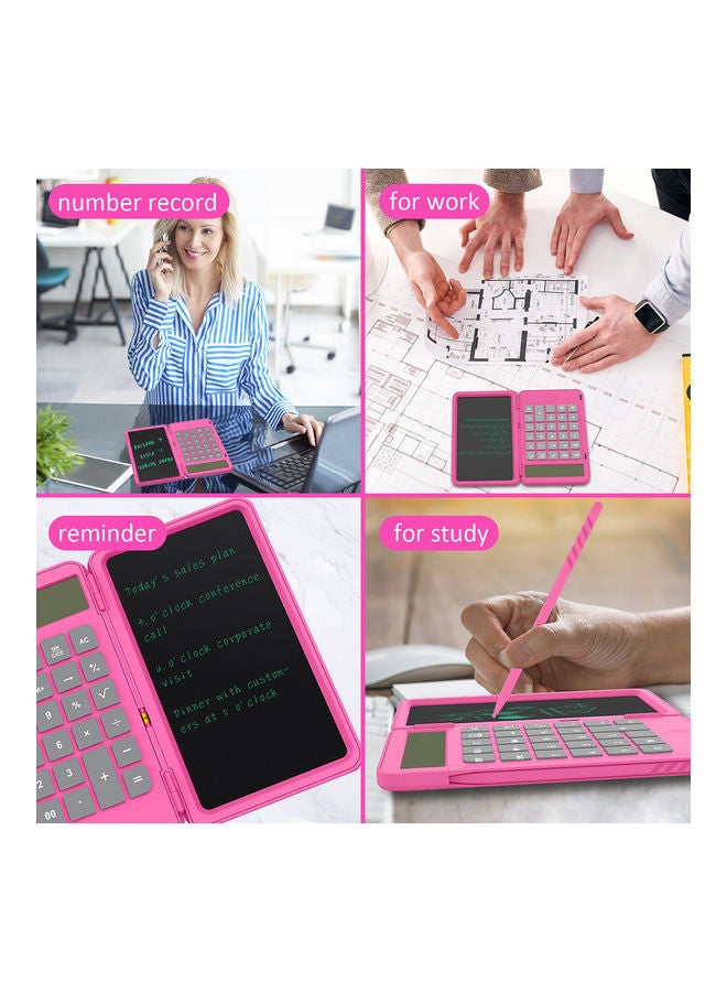 Generic USB Calculator Writing Board Pink  - Image 4