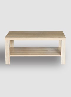 Switch Coffee Table with Storage Shelf - Cabinet For Storage - Used As Coffee Corner And Side Table - Beige 900*550*420mm  - Image 2