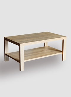 Switch Coffee Table with Storage Shelf - Cabinet For Storage - Used As Coffee Corner And Side Table - Beige 900*550*420mm  - Image 1