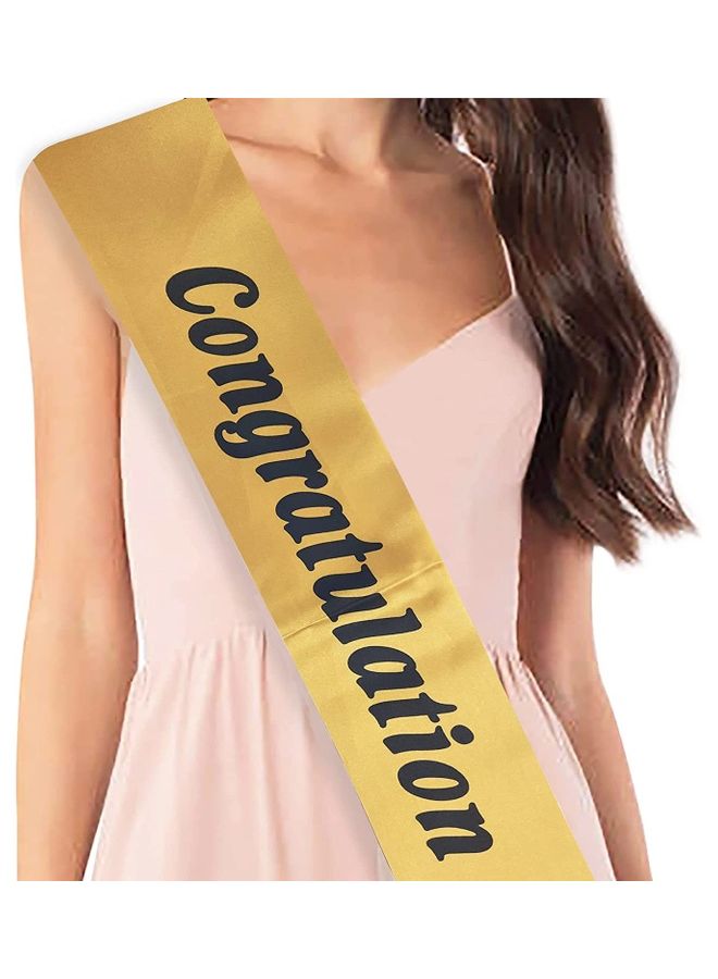 Party Time - Congratulation Printed Sash - Image 1