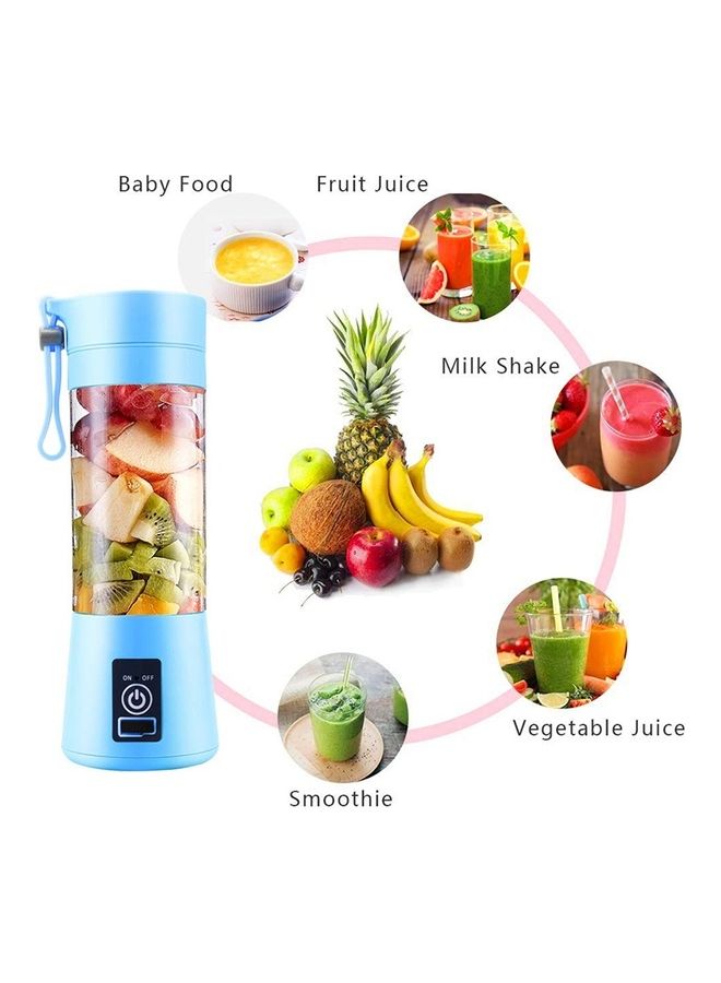 USB Rechargeable Electric Juicer Mixer Purple - Image 4