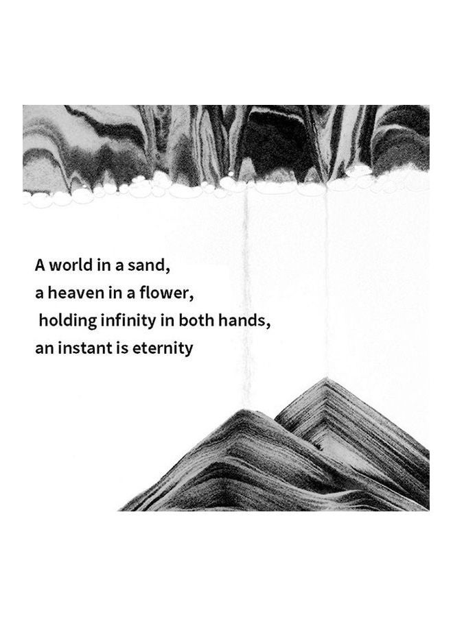 Moving Sand Art Picture Round Frame Sandscapes In Motion Blue Ocean Deep Sea Sand Art Relaxing Toy - Image 2