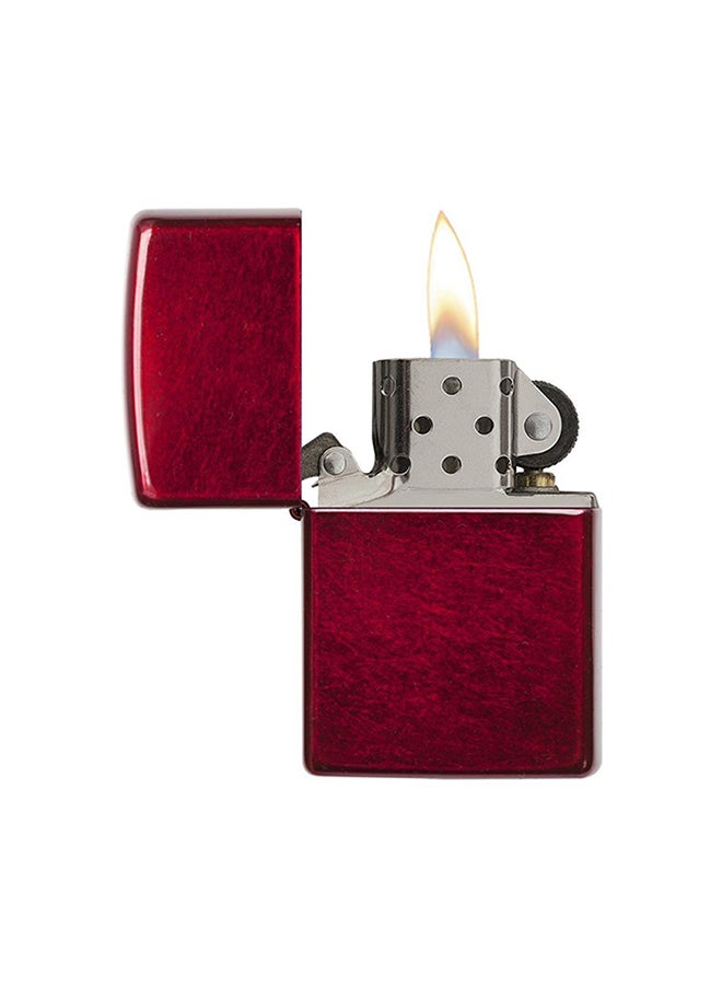 زيبو ولاعة كلاسيكية مضادة للرياح بلون أحمر كاندي أبل 2.25بوصة - Image 2