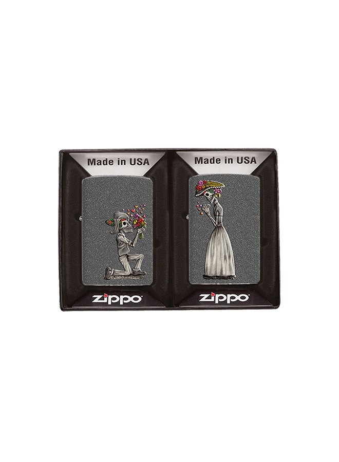 زيبو الحديد حجر الزفاف زوجين ولاعة يندبروف - Image 1