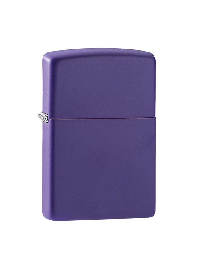 زيبو ولاعة كلاسيكية مضادة للرياح بلون أرجواني غير لامع 2.25بوصة - Image 1