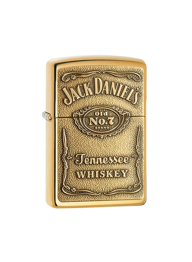 زيبو ولاعة مقاومة للرياح من النحاس بتصميم شعار جاك دانيال 2.25بوصة - Image 1