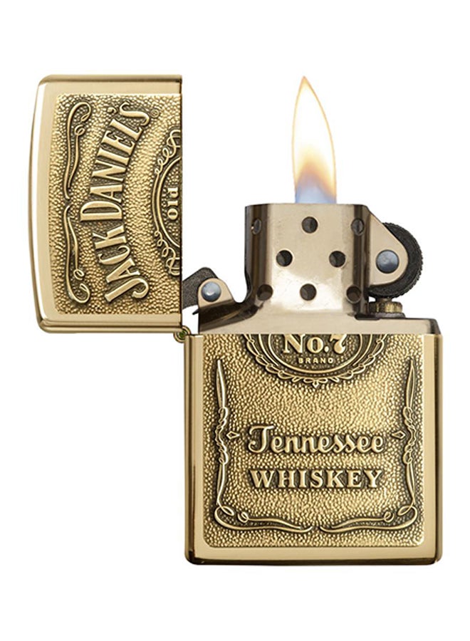 زيبو ولاعة مقاومة للرياح من النحاس بتصميم شعار جاك دانيال 2.25بوصة - Image 2