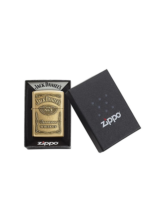 زيبو ولاعة مقاومة للرياح من النحاس بتصميم شعار جاك دانيال 2.25بوصة - Image 4