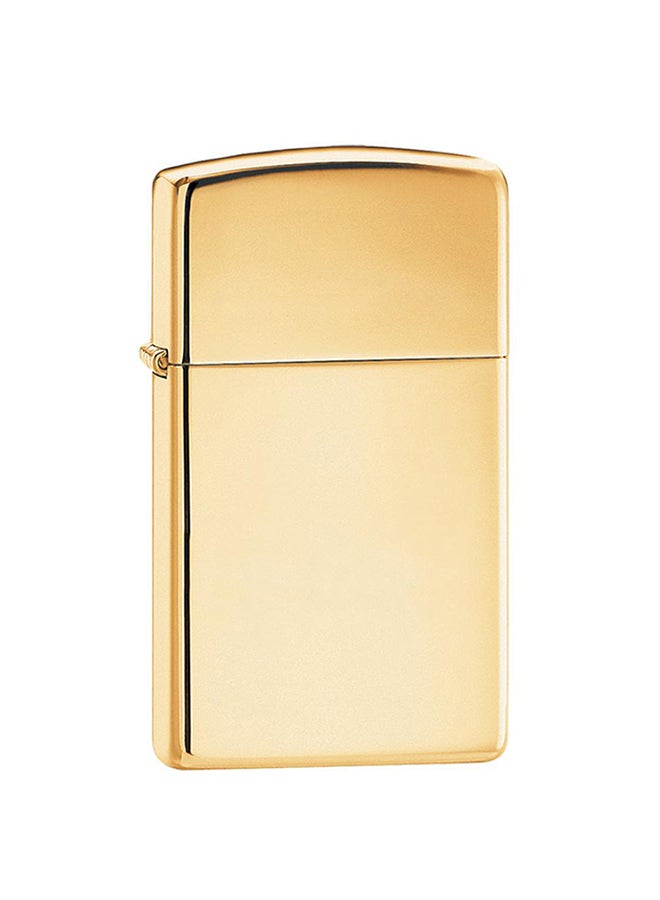 Zippo Slim High Polish Brass Windproof Lighter 2.25inch  - Image 1