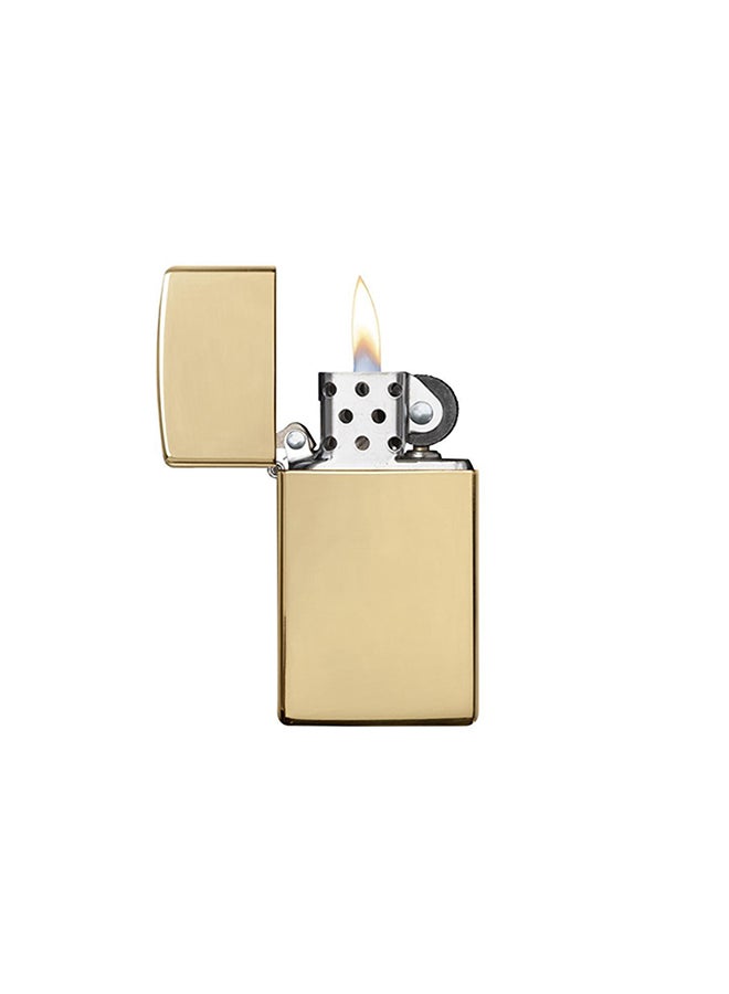 Zippo Slim High Polish Brass Windproof Lighter 2.25inch  - Image 2