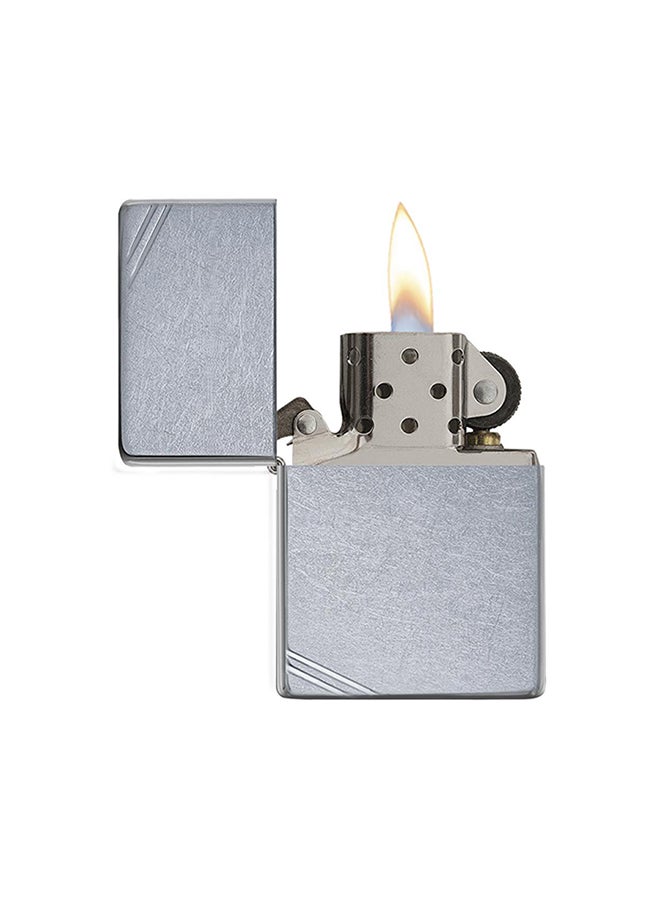Zippo Vintage with Slashes Street Chrome Windproof Lighter 2.25inch - Image 2