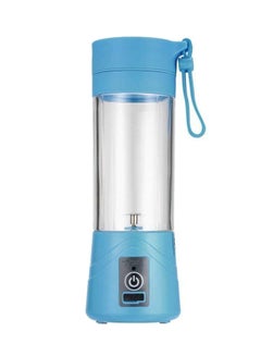 abyss Portable Mini Blender 380.0 ml 3.7 W Portable Blender Smoothie Juicer Cup Blue/Clear  - Image 1