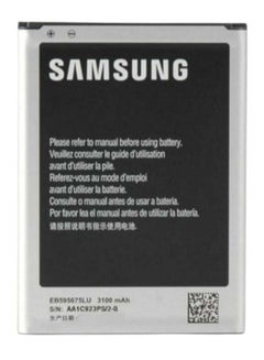 بطارية بديلة لهاتف سامسونج جالاكسي نوت 2 3100.0 mAh أسود/فضي