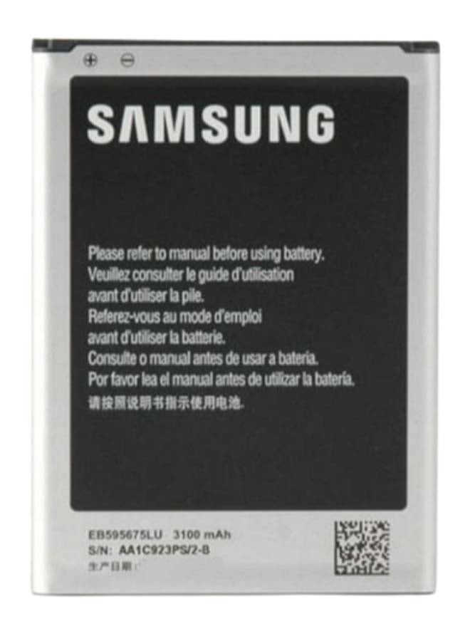 سامسونج - بطارية بديلة لهاتف سامسونج جالاكسي نوت 2 3100.0 mAh أسود/فضي - Image 1