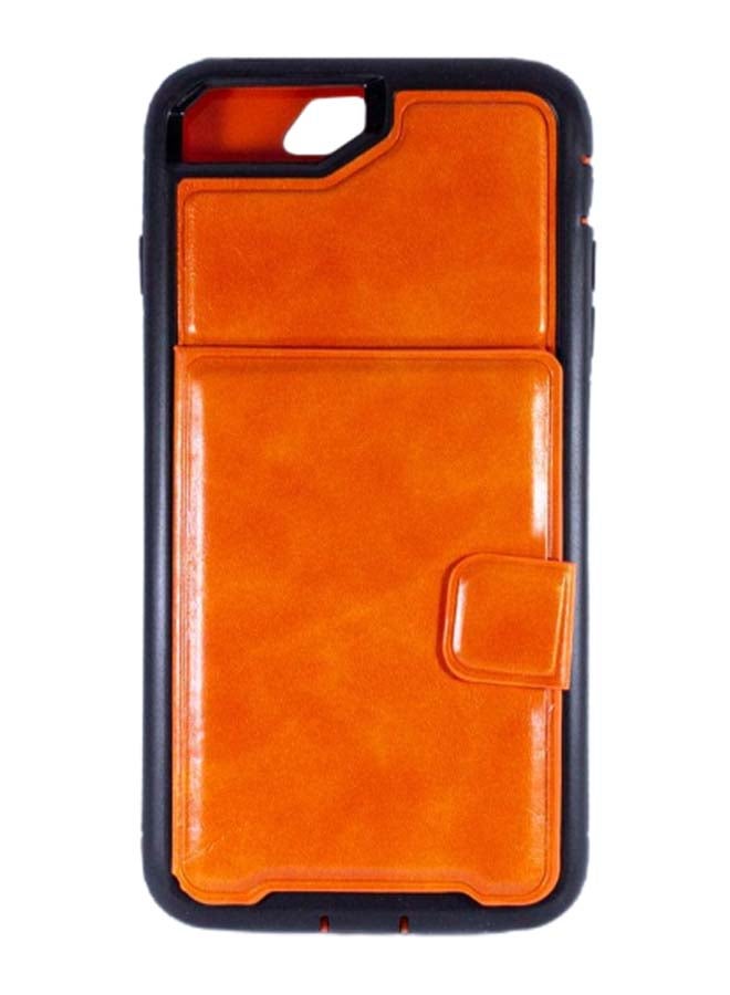 Protective Case Cover For Apple iPhone 8 Orange/Black  - Image 1