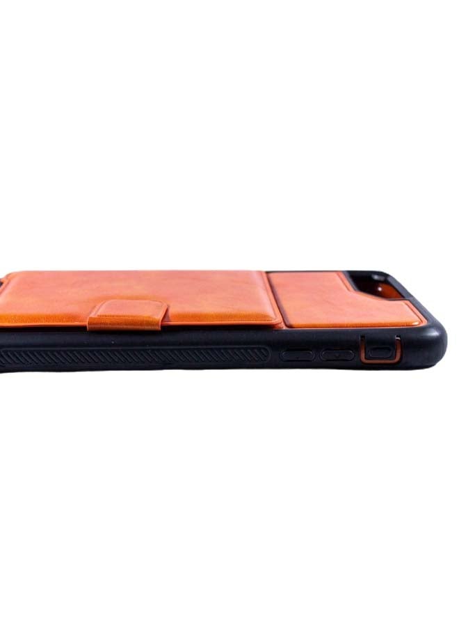 Protective Case Cover For Apple iPhone 8 Orange/Black  - Image 3
