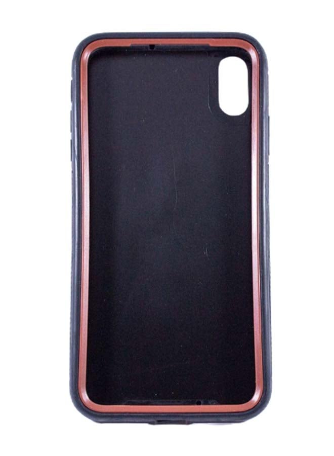 غطاء حماية واق لهاتف أبل آيفون XS ماكس بني/أسود - Image 2