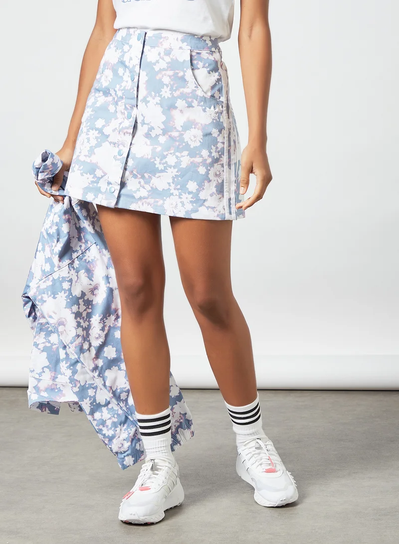 adidas Originals Floral Mini Skirt