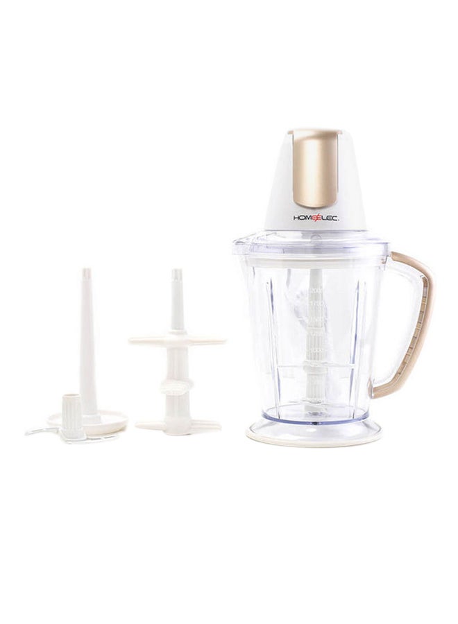 هوم إلك قطاعة خضراوات 2.0 L 450.0 W HC19CHP1 أبيض/ذهبي - Image 1