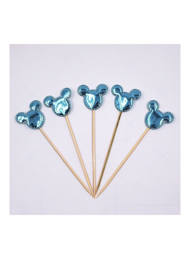 Pack Of 5 Mickey Shaped Cake Toppers